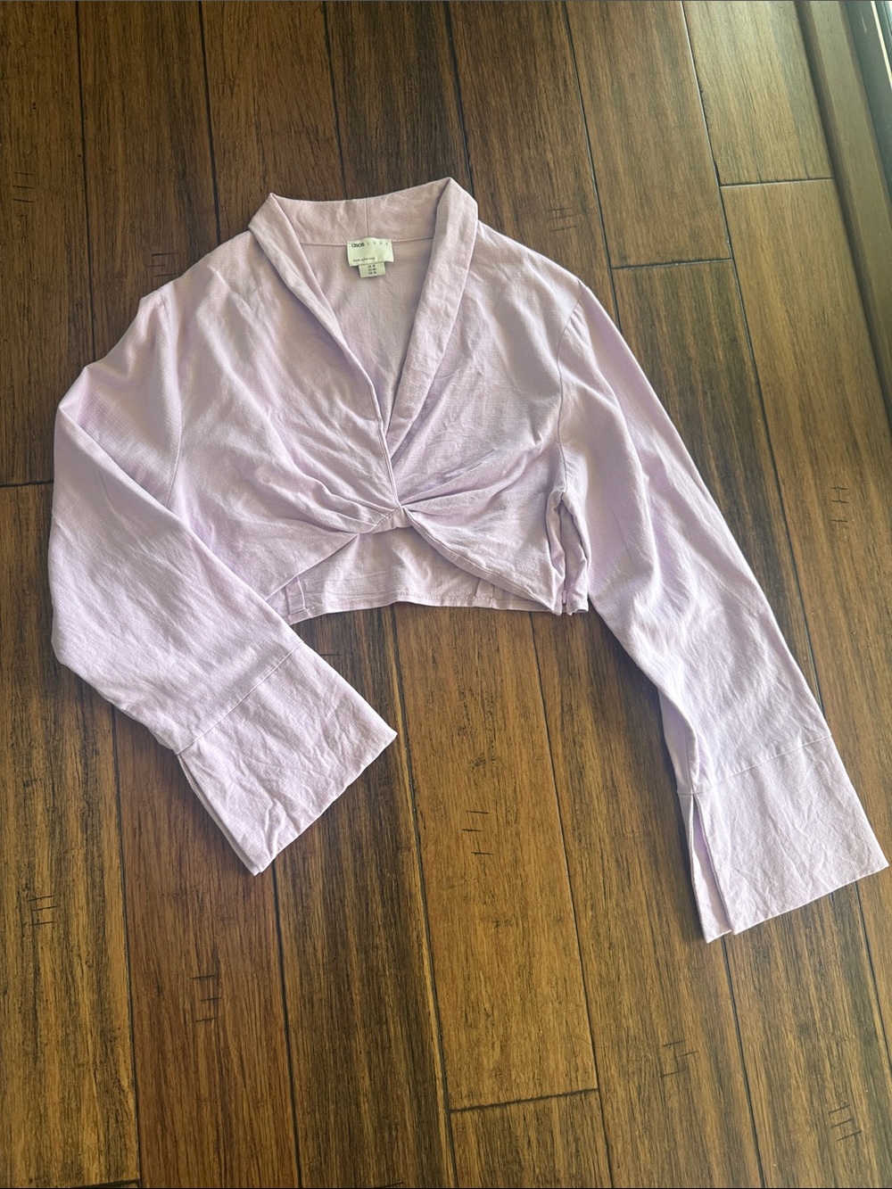 ASOS long sleeve crop top